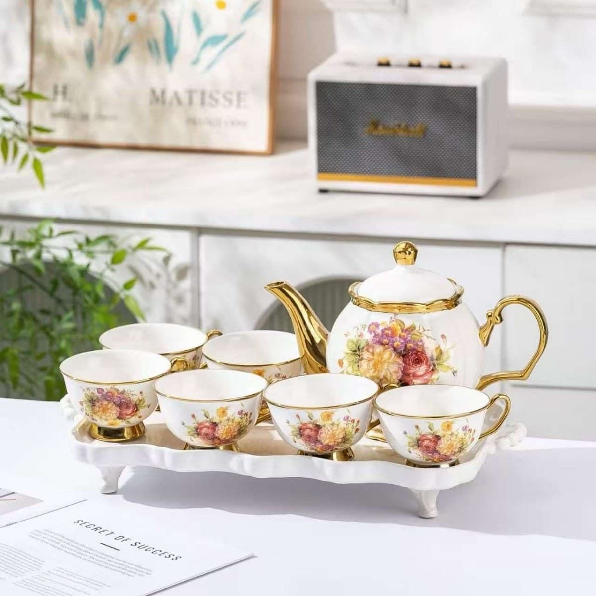 Color Box Ceramic Drinkware Set