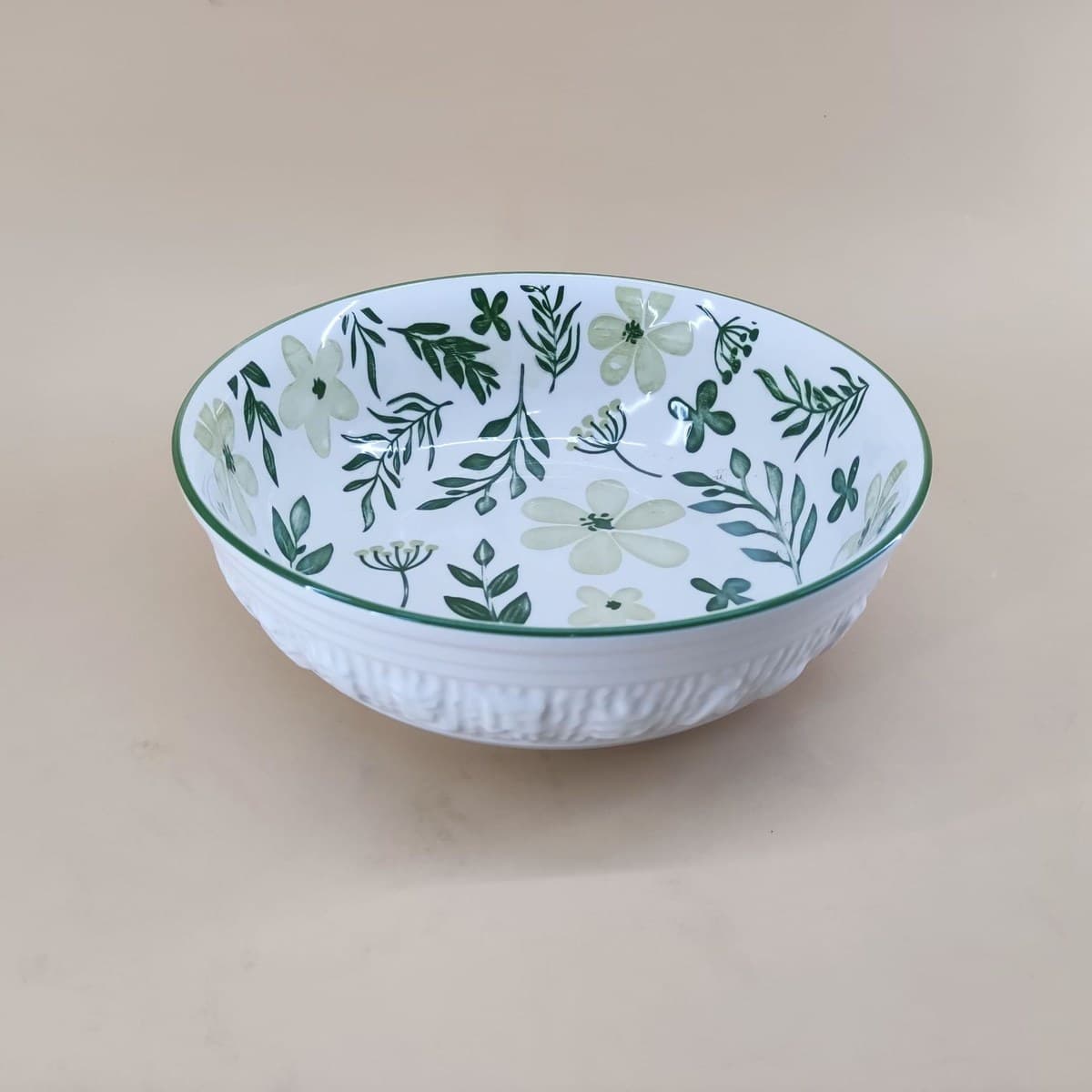 Hand-Painted Ceramic Soup Bowl alternate view